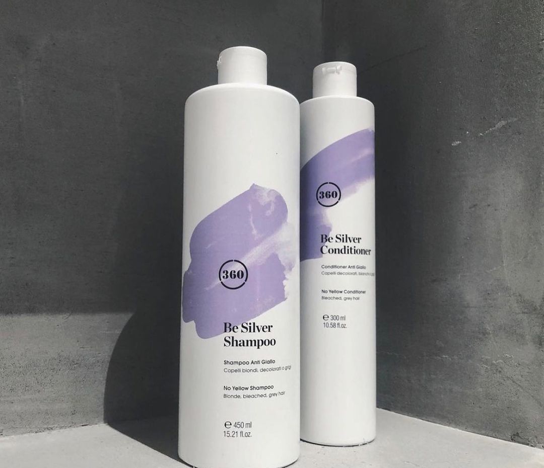 360 Be Silver best professional silver hair color Shampoo