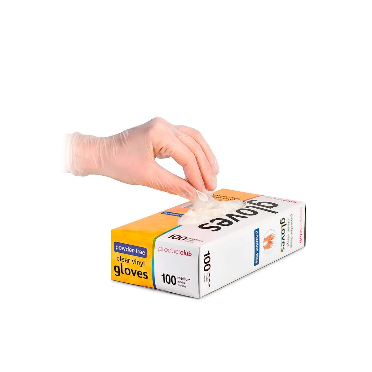 Product Club Powdered Clear Vinyl Disposable Gloves - 100 CT