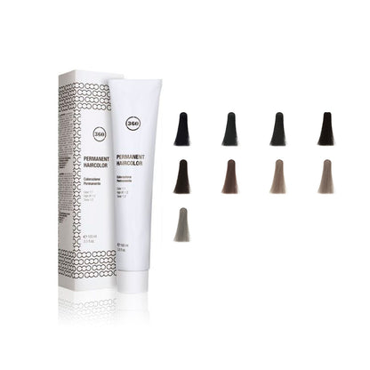 360 Professional Permanent Hair Color - Ash Series