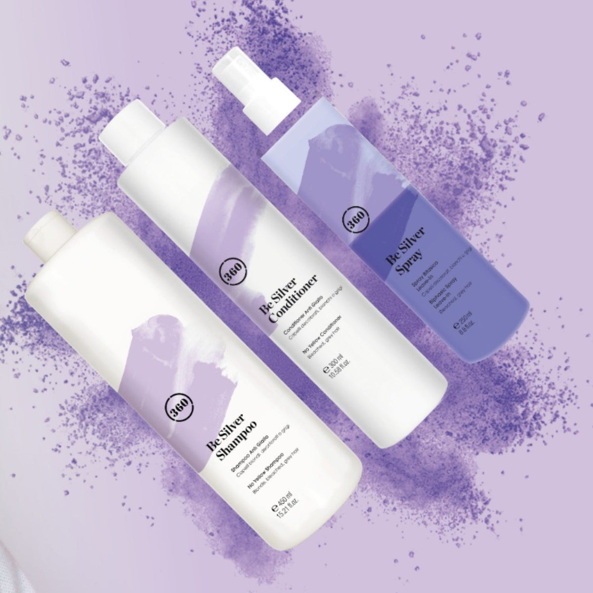 Profesional 360 Be Silver Mask Salon Spray Hair Color Care