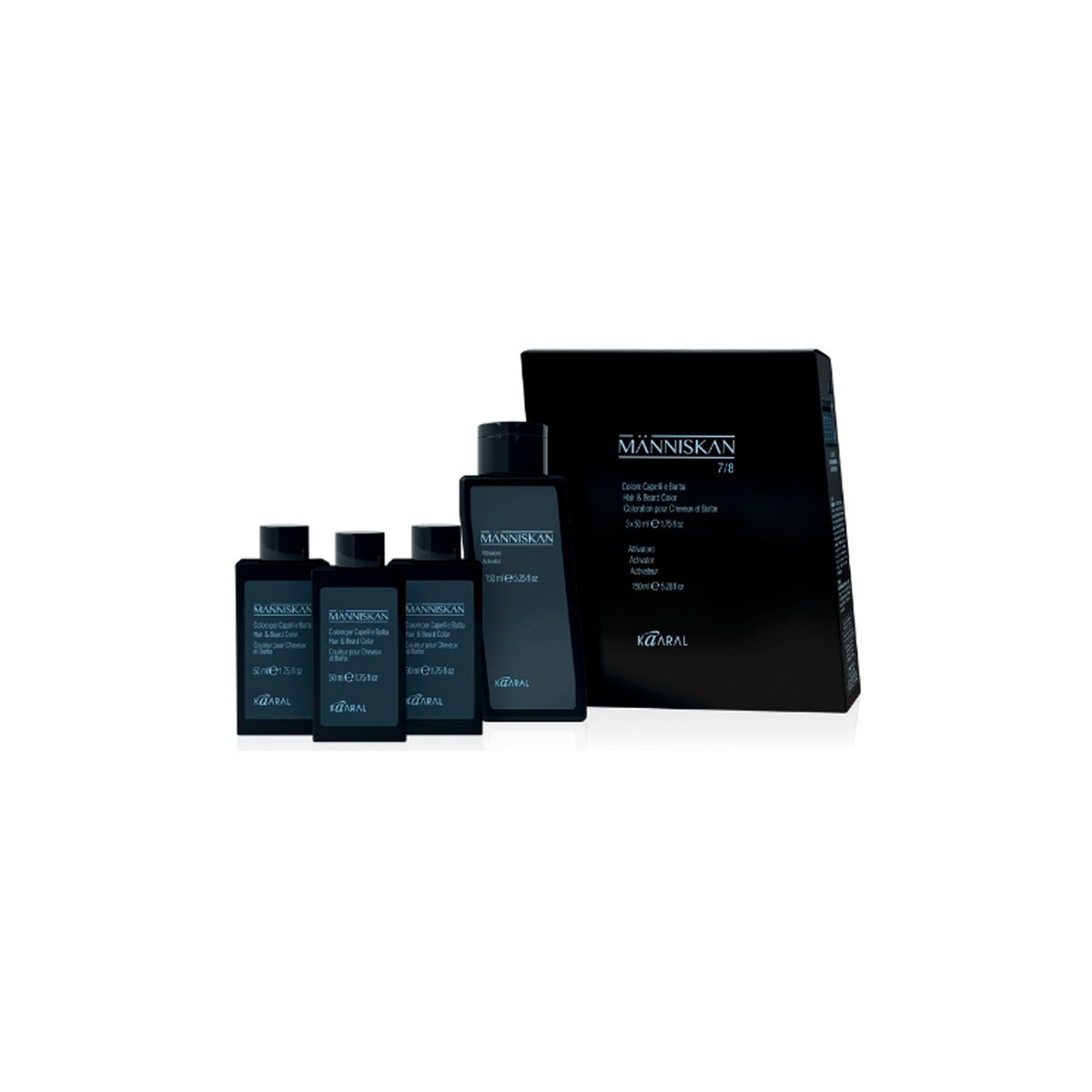 Kaaral Manniskan Beard &amp; Hair Color + Activator