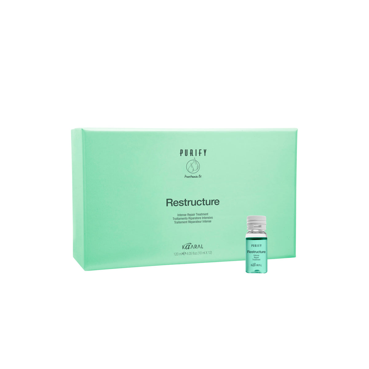 Kaaral Purify Restructure Intense Repair Treatment Vials Box