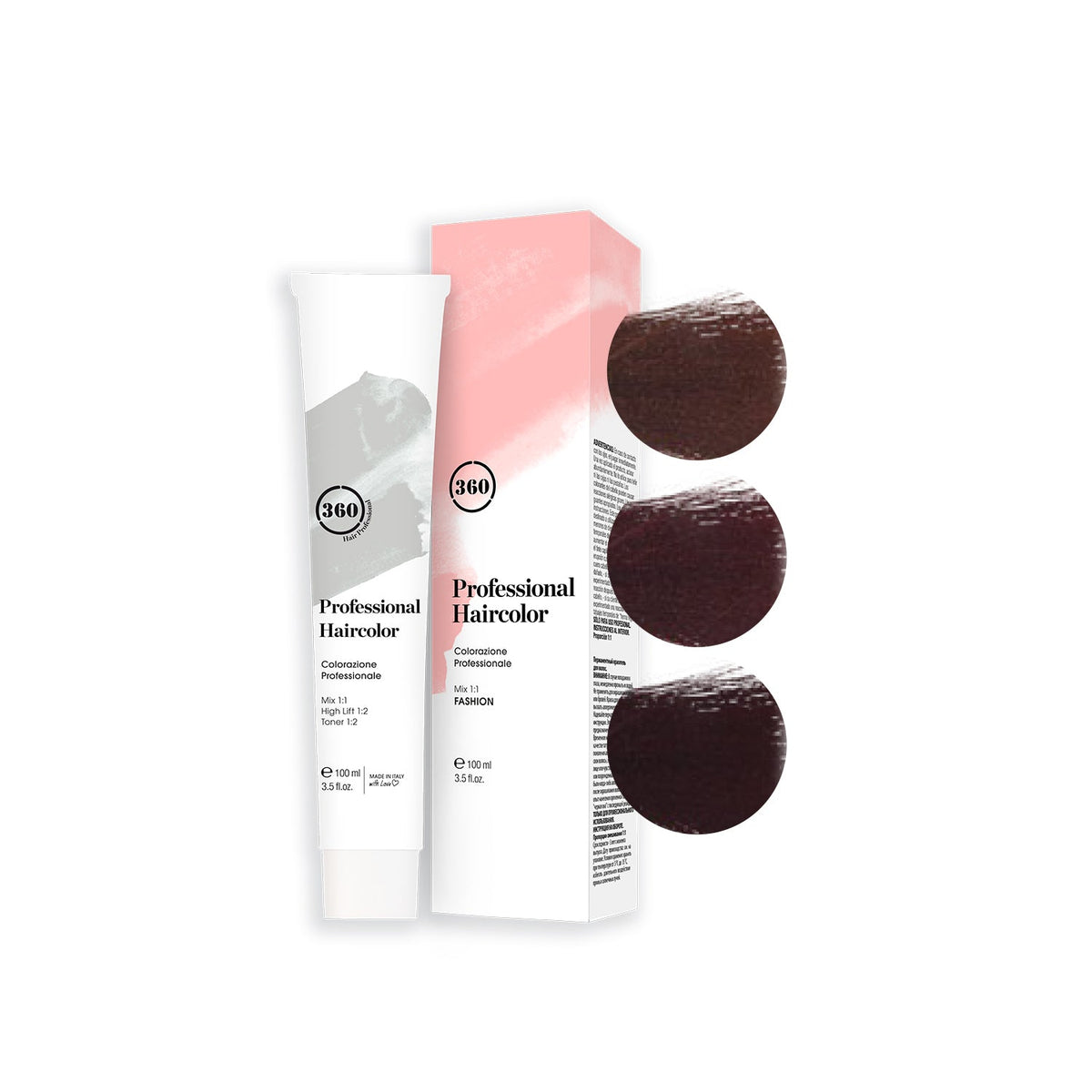 360 Professional Permanent Hair Color - Mahogany