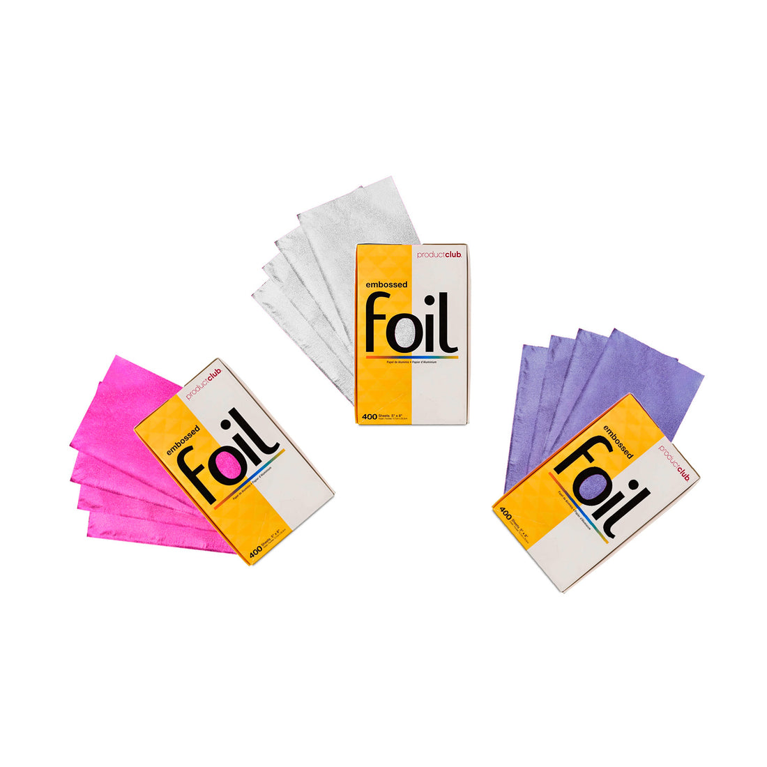 Product Club Pre-Cut Embossed Foil 5" x 8" 400 Count