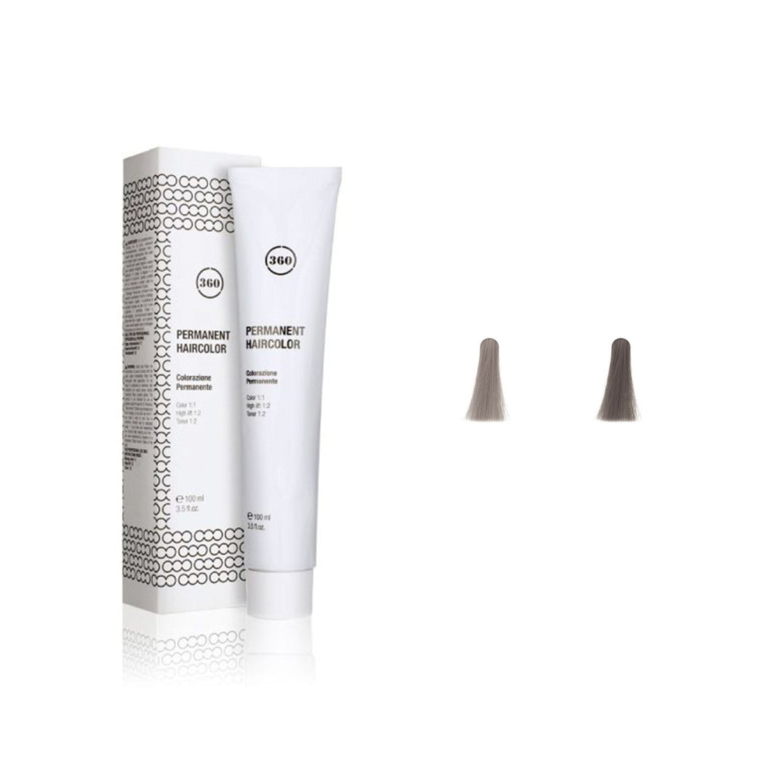 360 Professional Permanent Hair Color - Mahogany Ash