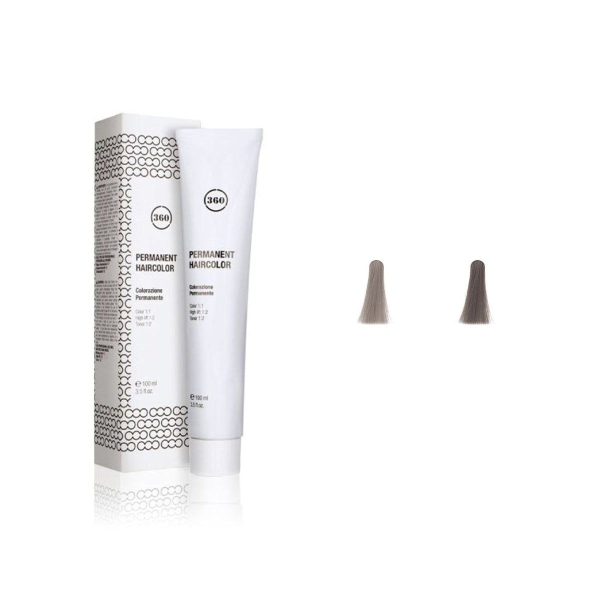360 Professional Permanent Hair Color - Mahogany Ash